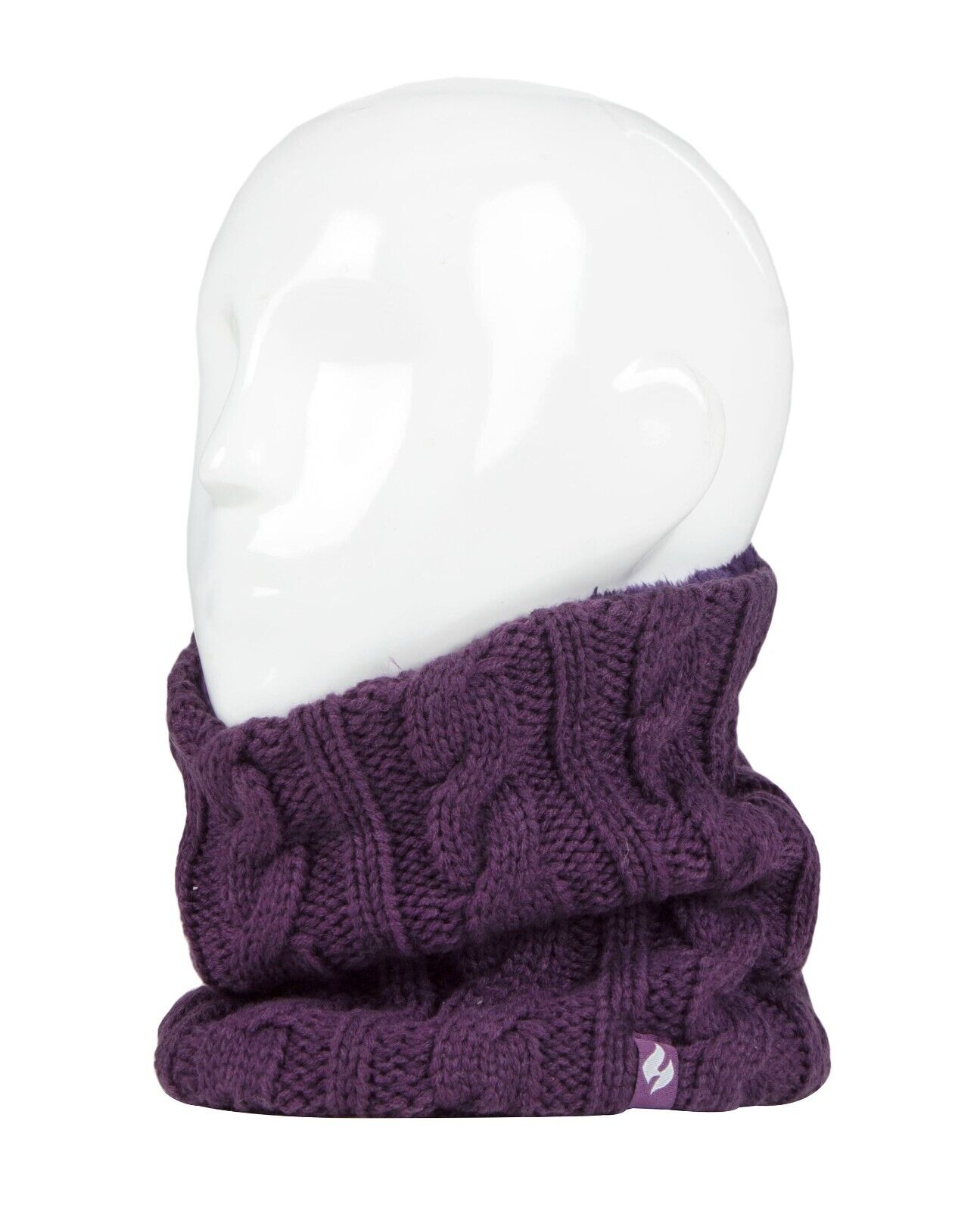 Heat Holders - Womens Thermal Winter Warm Fleece Lined 3.5 TOG Neck Warmer - Picture 10 of 41