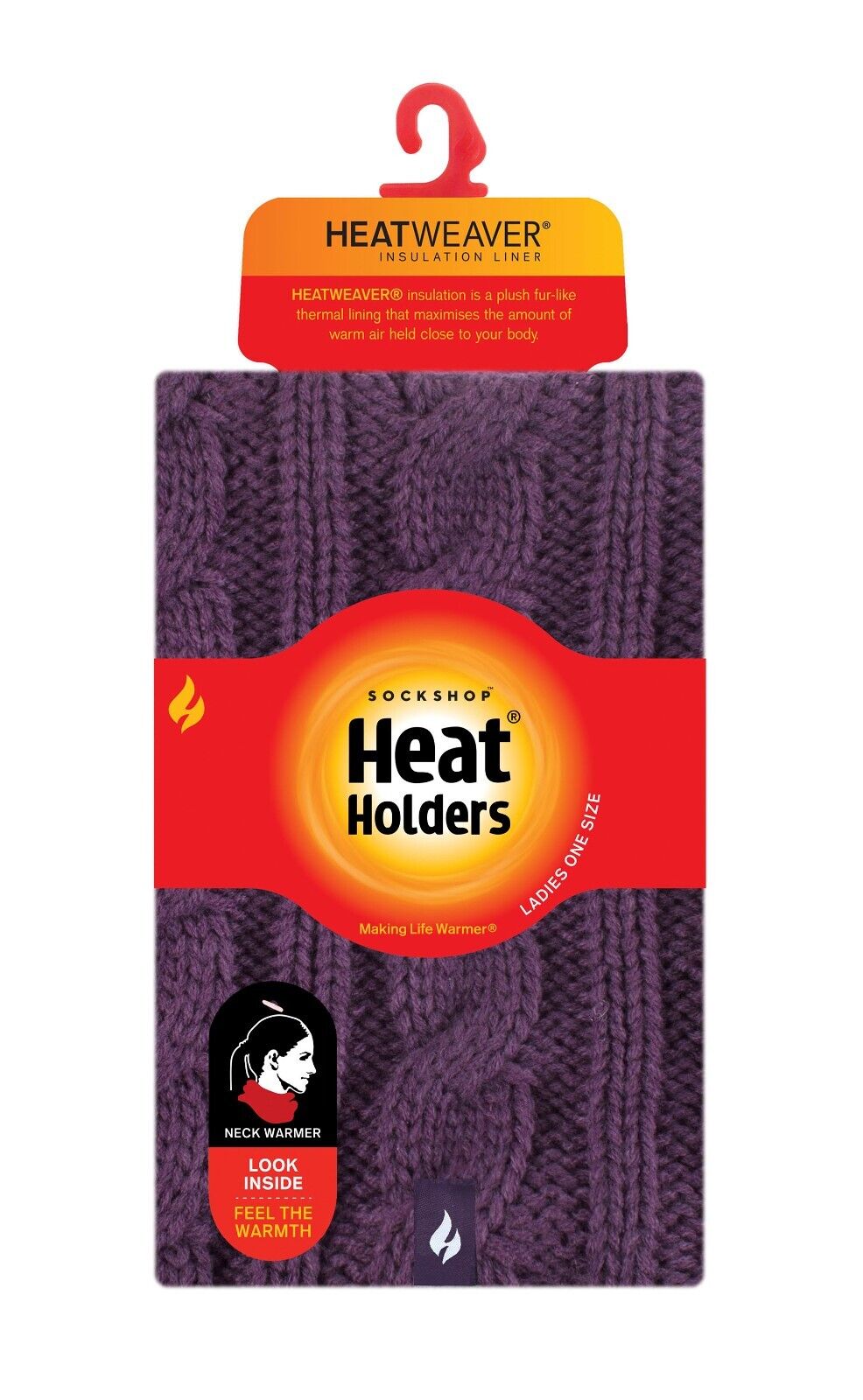 Heat Holders - Womens Thermal Winter Warm Fleece Lined 3.5 TOG Neck Warmer - Picture 11 of 41