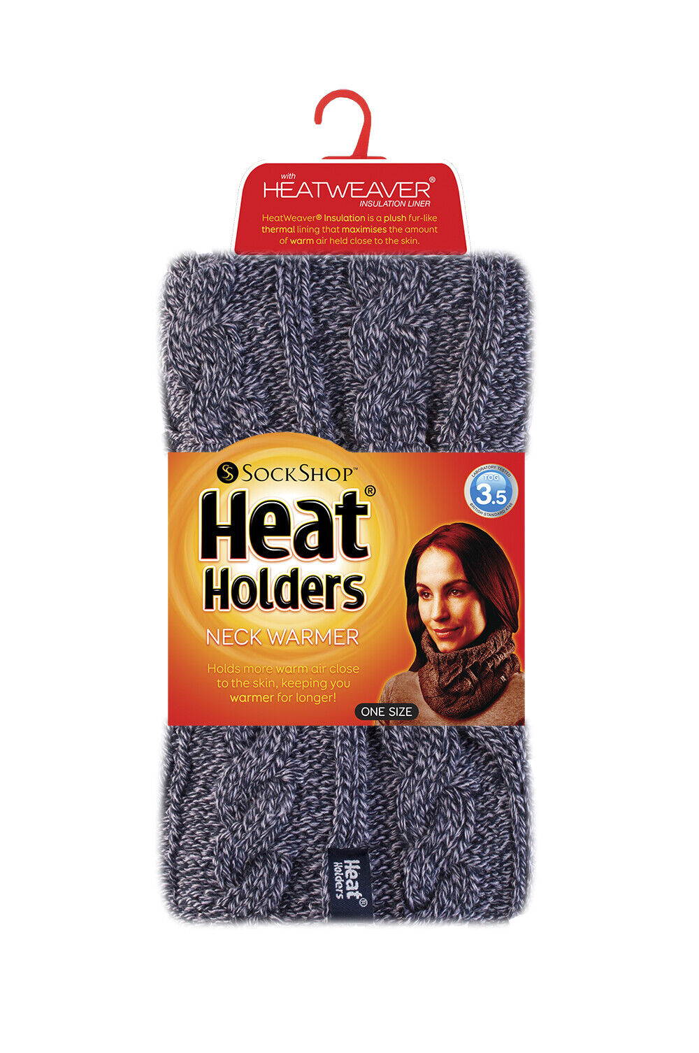 Heat Holders - Womens Thermal Winter Warm Fleece Lined 3.5 TOG Neck Warmer - Picture 20 of 41
