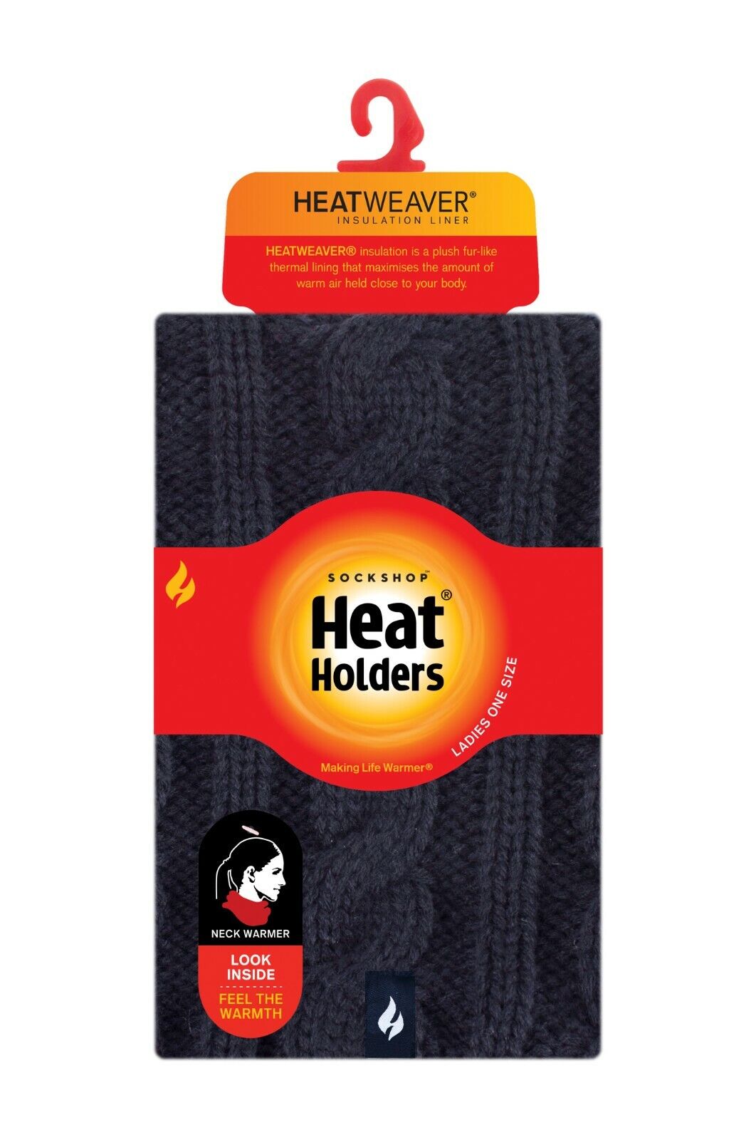 Heat Holders - Womens Thermal Winter Warm Fleece Lined 3.5 TOG Neck Warmer - Picture 32 of 41