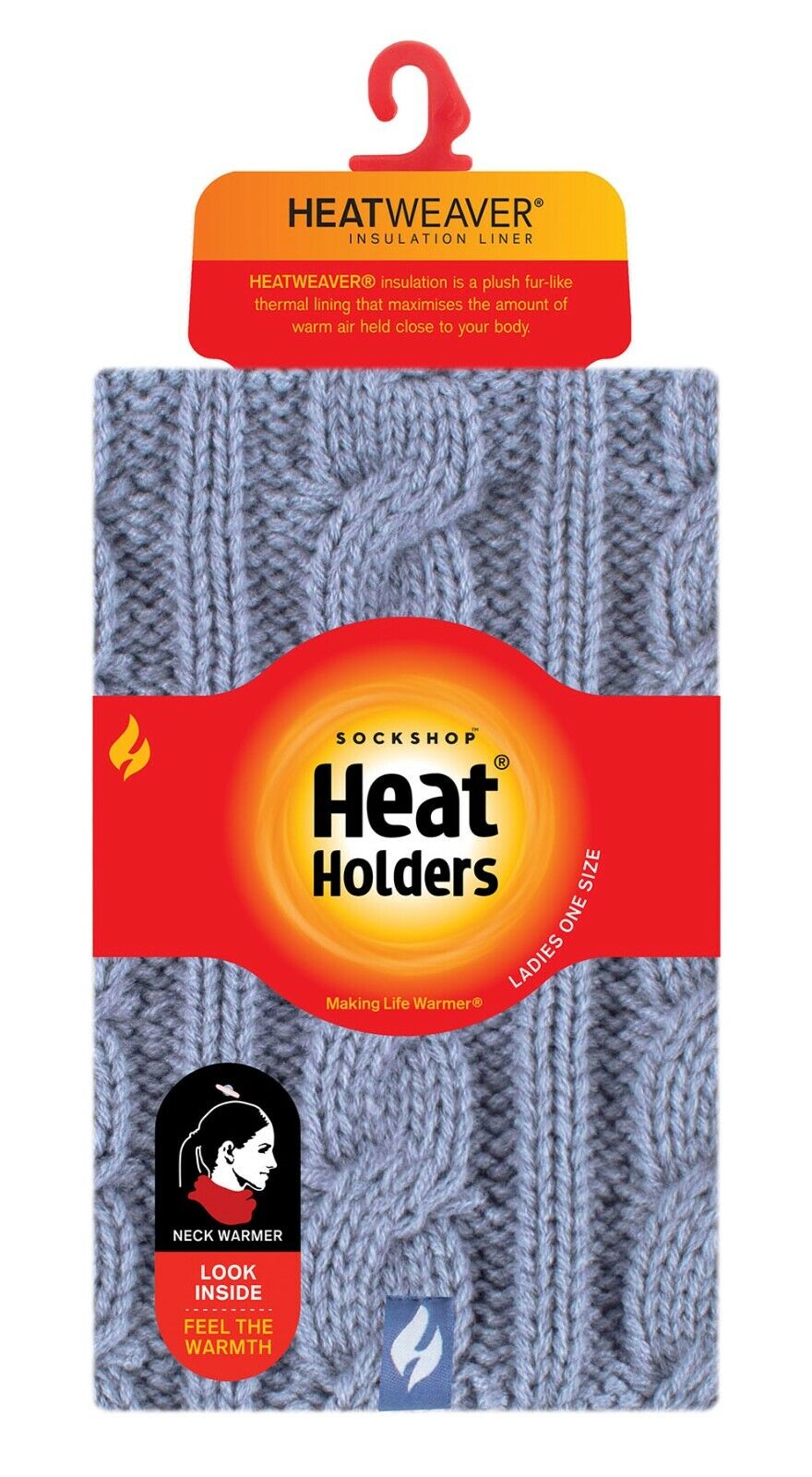 Heat Holders - Womens Thermal Winter Warm Fleece Lined 3.5 TOG Neck Warmer - Picture 35 of 41