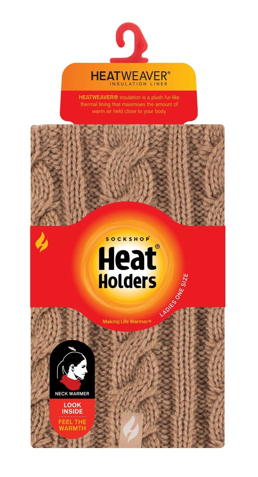 Heat Holders - Womens Thermal Winter Warm Fleece Lined 3.5 TOG Neck Warmer - Picture 38 of 41