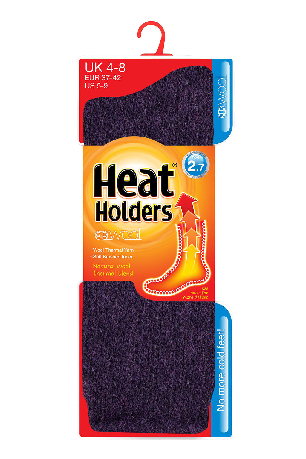 Heat Holders - Womens Winter Warm 2.7 TOG Short cozy Wool Rich Socks - Picture 9 of 13