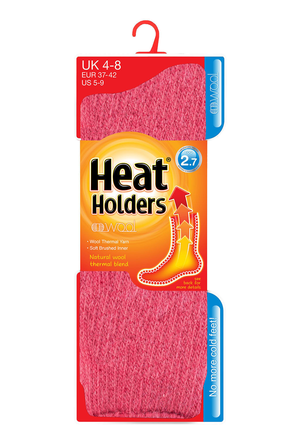 Heat Holders - Womens Winter Warm 2.7 TOG Short cozy Wool Rich Socks - Picture 11 of 13