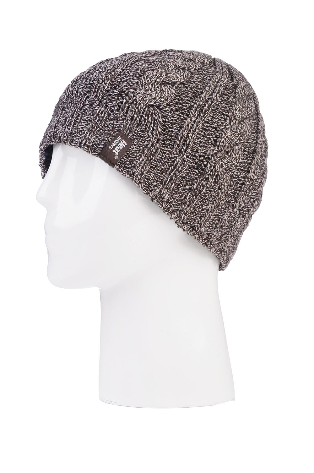 Heat Holders - Womens 3.4 TOG Fleece Lined Cable Knit Thermal Winter Hat - Picture 8 of 17