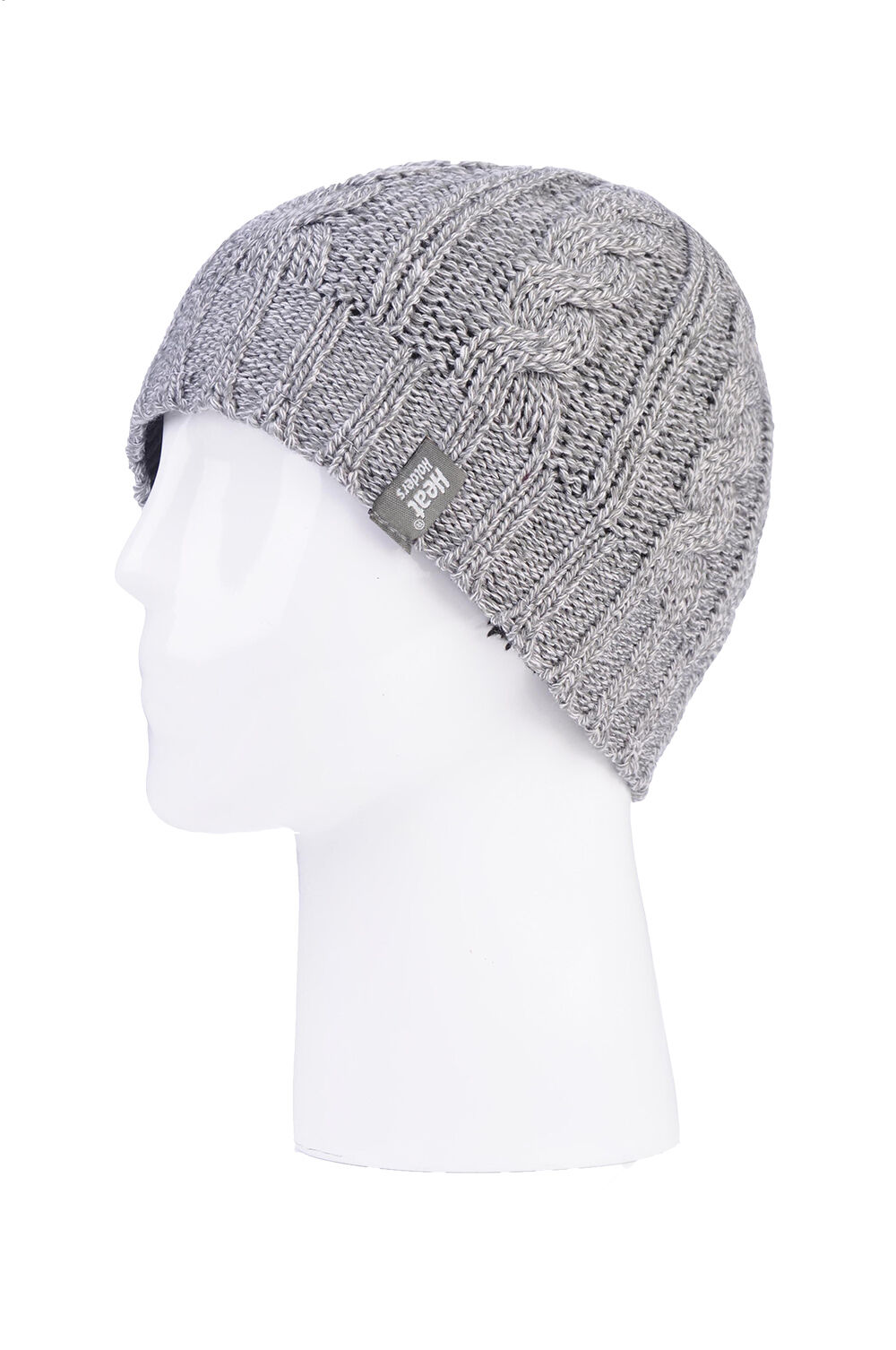 Heat Holders - Womens 3.4 TOG Fleece Lined Cable Knit Thermal Winter Hat - Picture 10 of 17