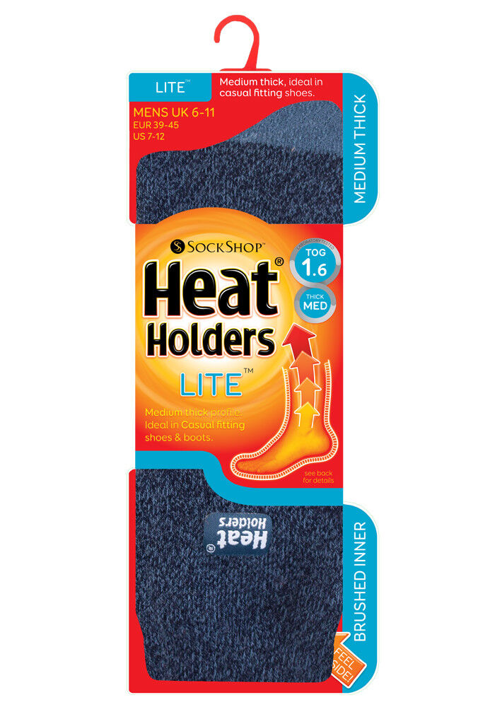 Heat Holders Lite - Men's Warm Fancy Thermal Ghosts Winter Socks - Picture 8 of 30