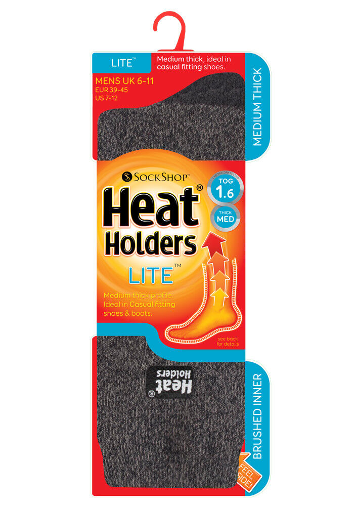 Heat Holders Lite - Men's Warm Fancy Thermal Ghosts Winter Socks - Picture 10 of 30