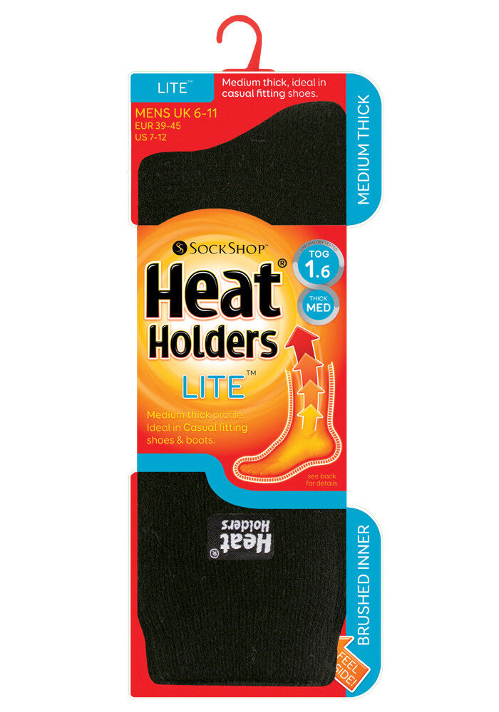 Heat Holders Lite - Men's Warm Fancy Thermal Ghosts Winter Socks - Picture 12 of 30