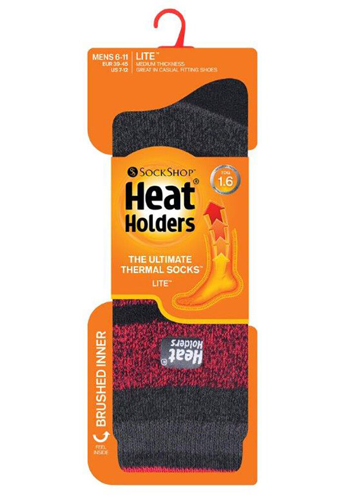 Heat Holders Lite - Men's Warm Fancy Thermal Ghosts Winter Socks - Picture 22 of 30