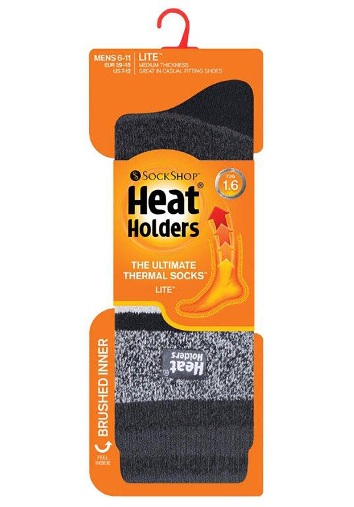 Heat Holders Lite - Men's Warm Fancy Thermal Ghosts Winter Socks - Picture 30 of 30