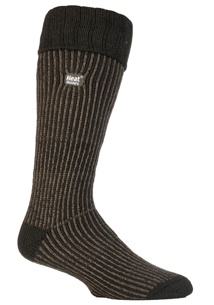 Heat Holders Mens Thermal Long Ribbed Boot Socks 6-11 UK, 39-45 EU, 7-12 US - Picture 7 of 7