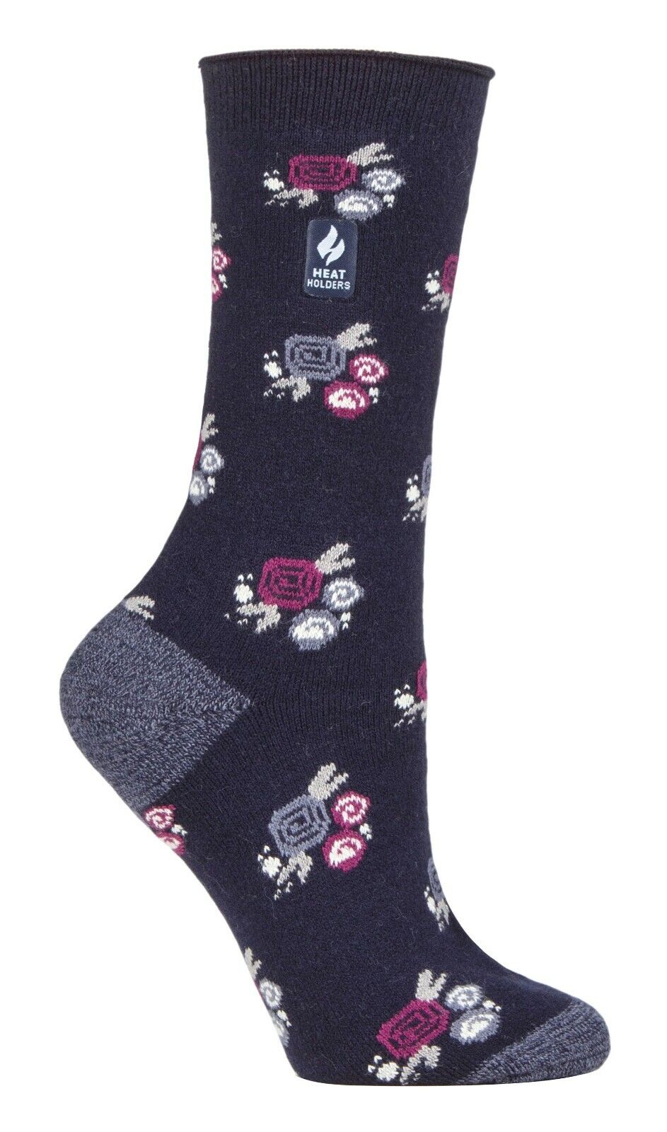 Heat Holders Ultra Lite - Ladies Thin 1.0 TOG Winter Lightweight Thermal Socks - Picture 29 of 32