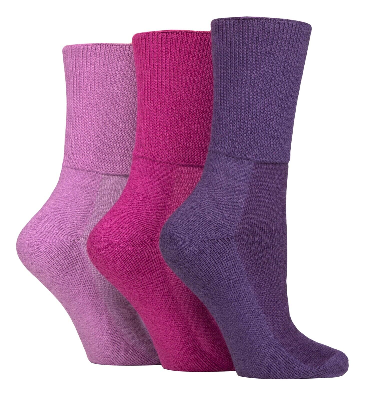 IOMI - Paquete de 3 calcetines diabéticos de bambú extra anchos | Para hombres y damas - Imagen 17 de 22