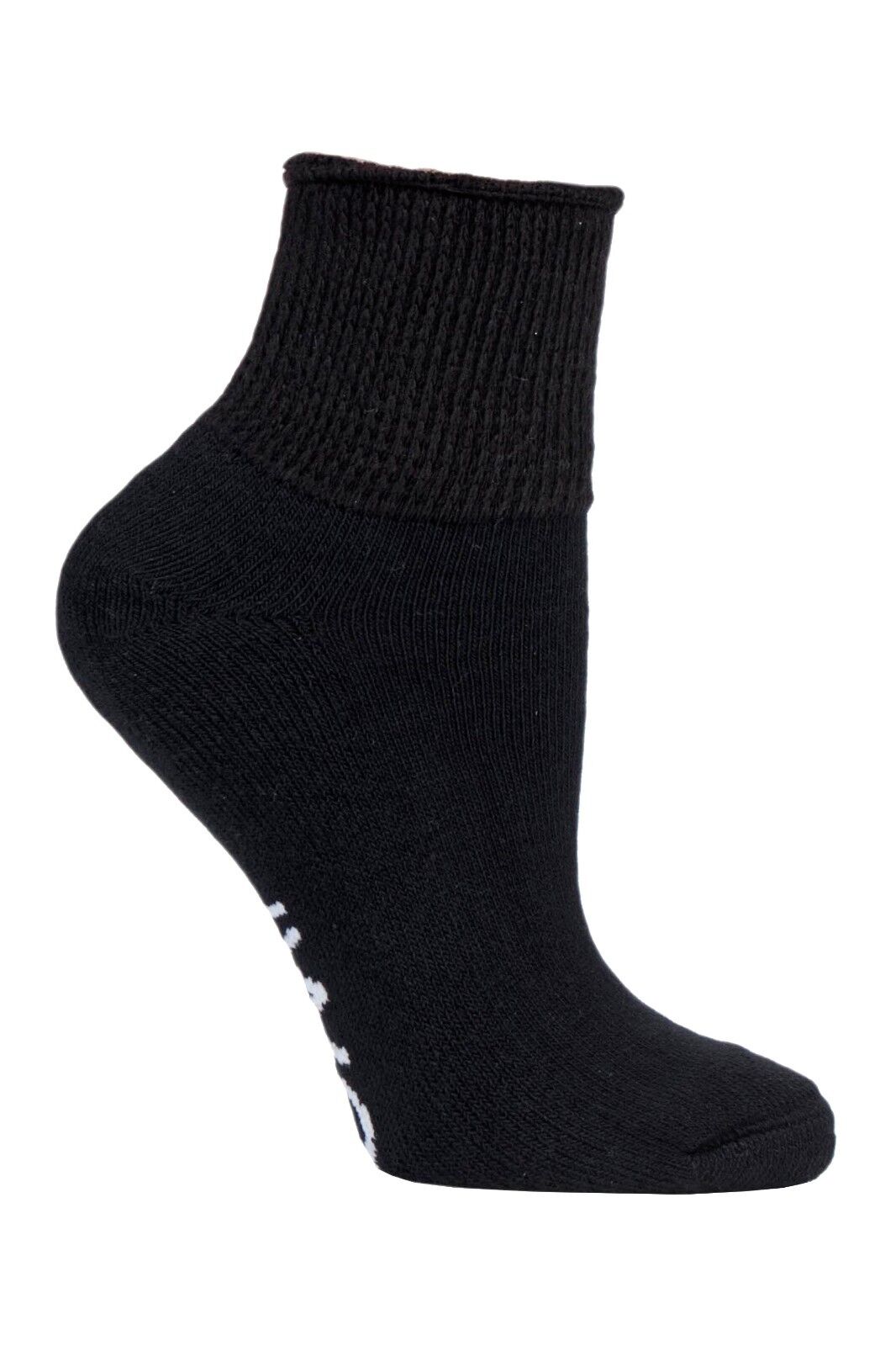IOMI - 3er pack kurz sneaker baumwolle ohne gummi extra weit diabetikersocken - Bild 4 von 9
