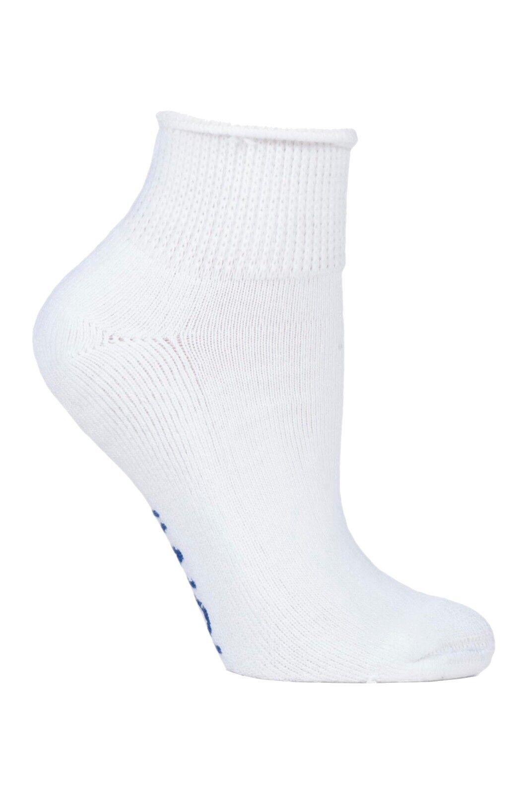 IOMI - 3er pack kurz sneaker baumwolle ohne gummi extra weit diabetikersocken - Bild 7 von 9