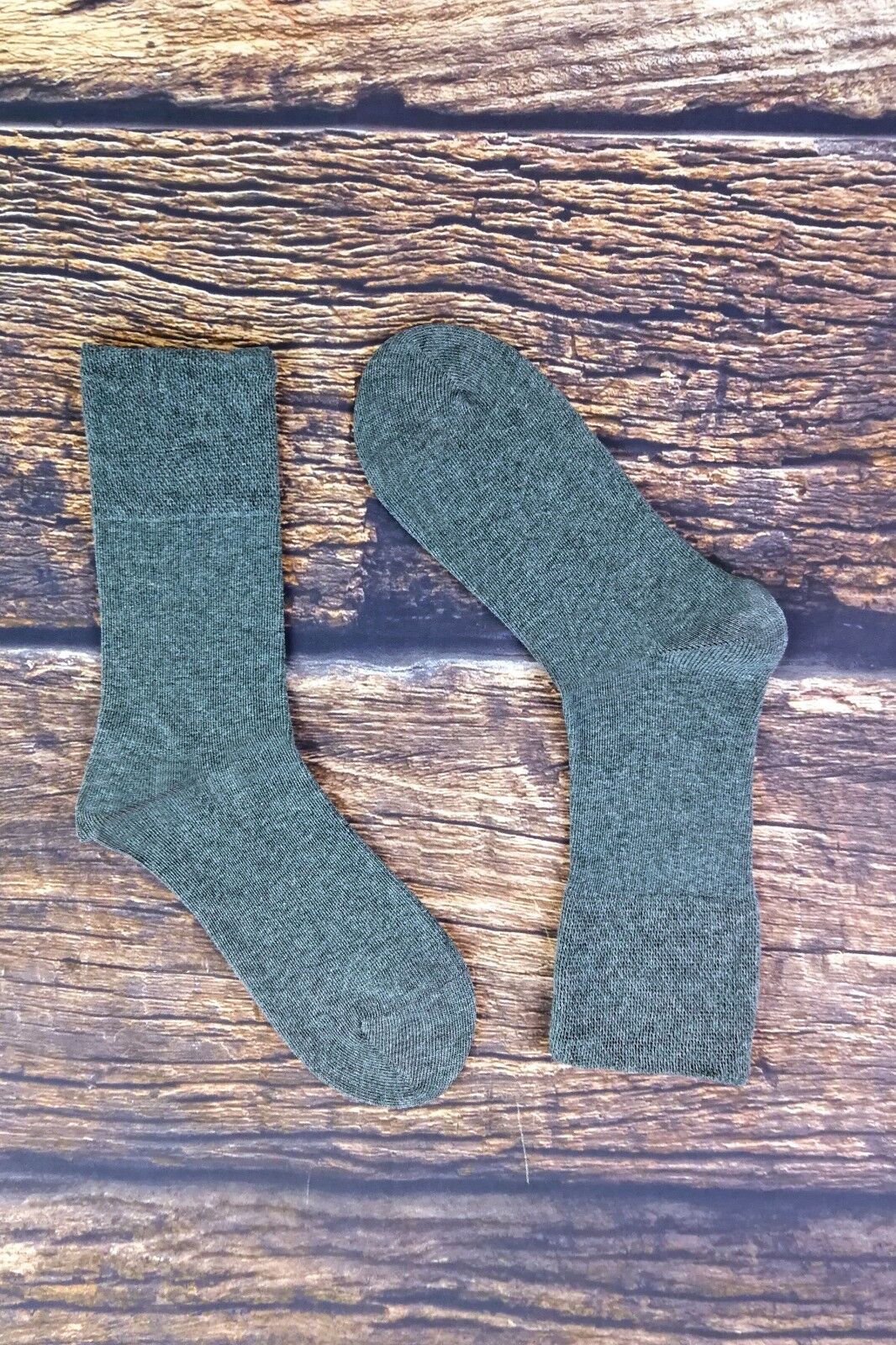 IOMI - 6er-Pack dünne extra breite lose Oberteil nicht elastische Baumwoll-Diabetikersocken für Herren - Bild 21 von 25