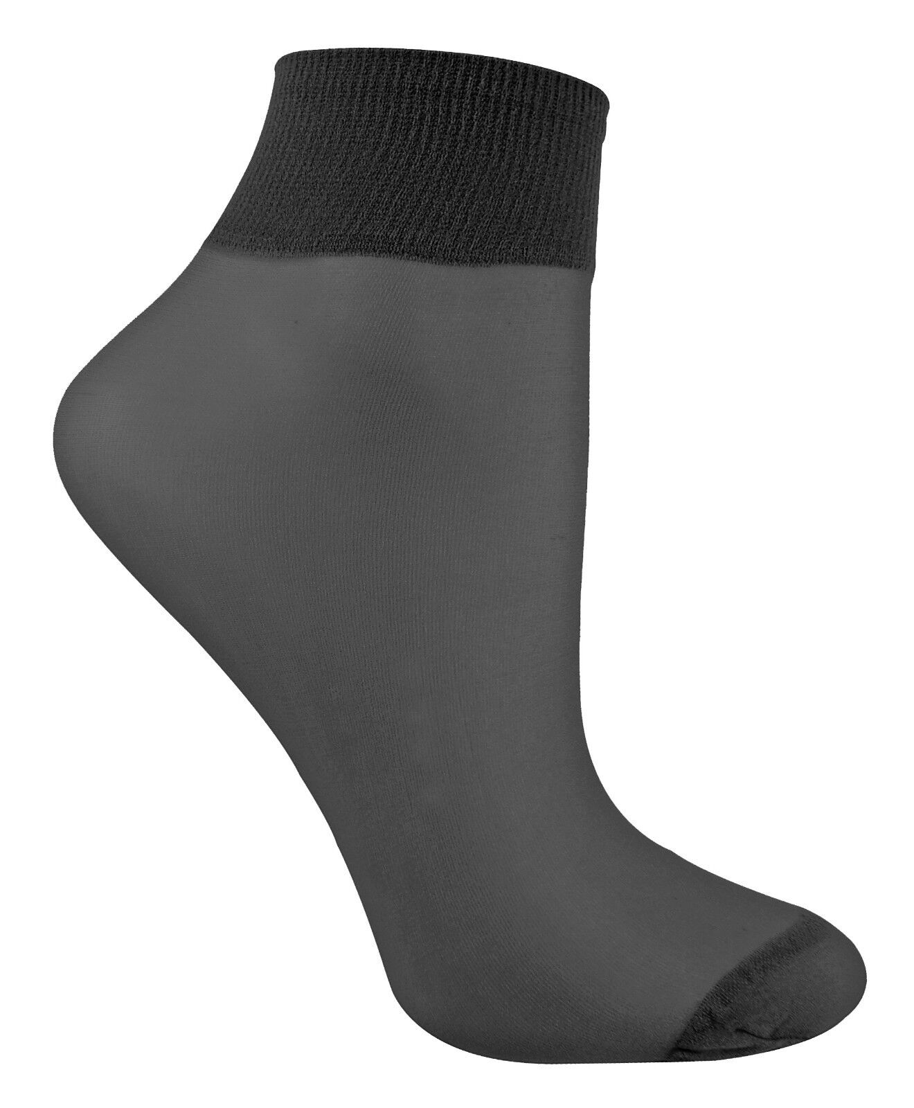 LIVIA - Damen 3 paar nylon dünn feinstrumpf söckchen 15 den - Bild 4 von 12