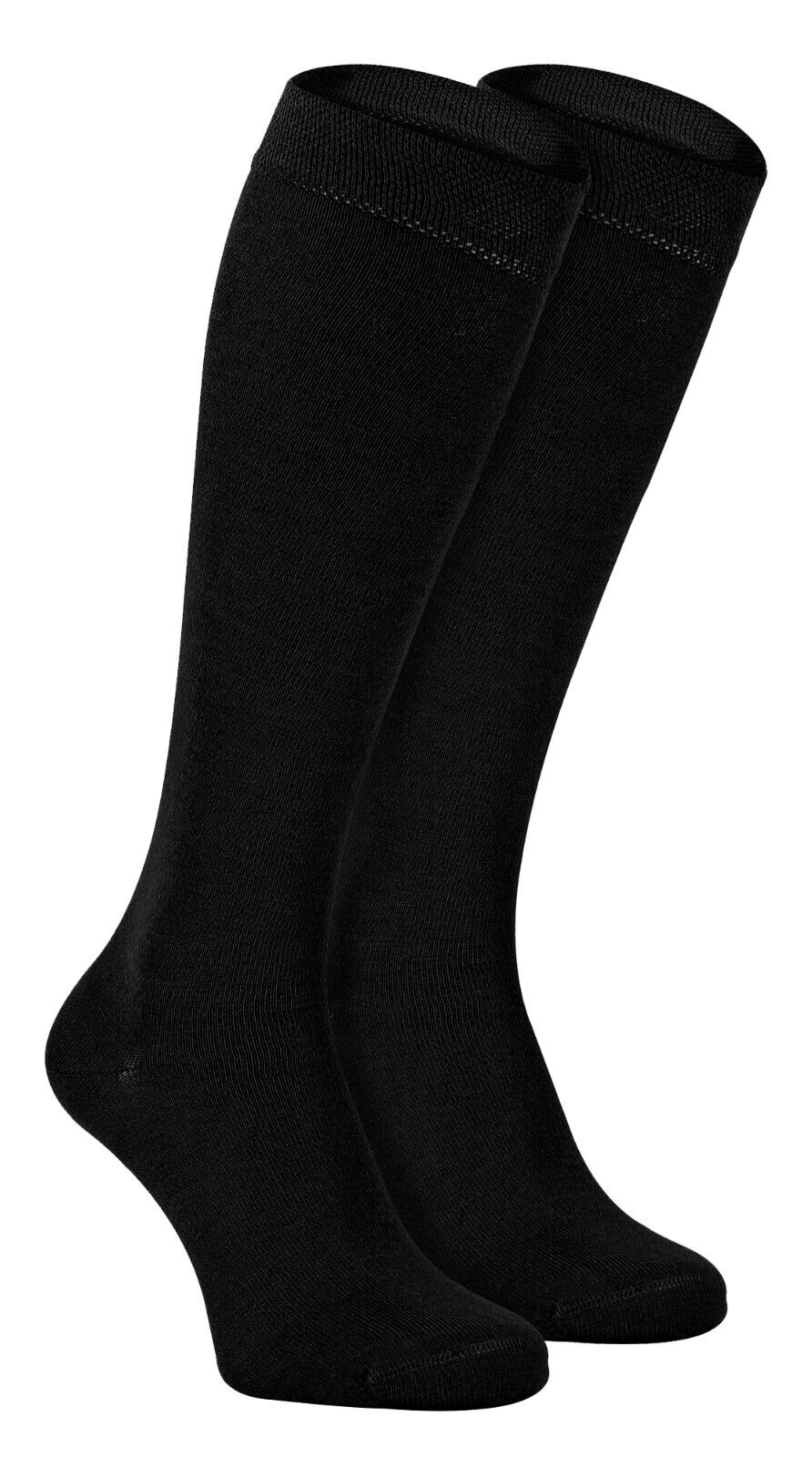 Paquete de 2 pares de calcetines de bambú transpirables súper suaves pierna extra larga - Imagen 4 de 35