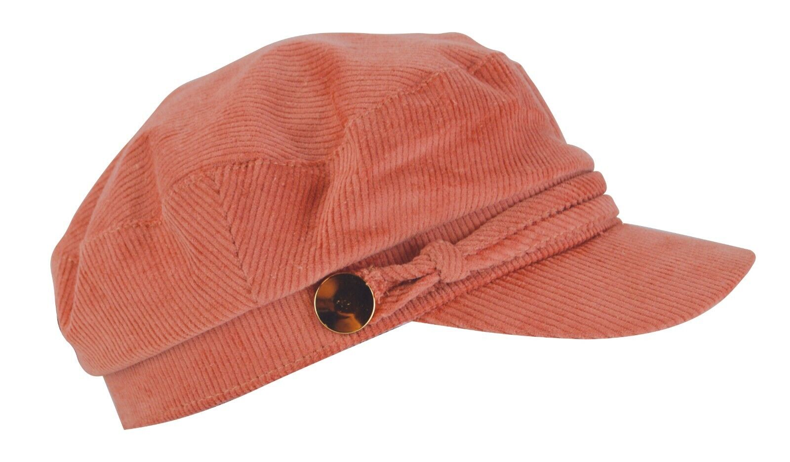 Ladies Cotton Casual Peaked Denim Style Hat Cap with Rope - Picture 14 of 17