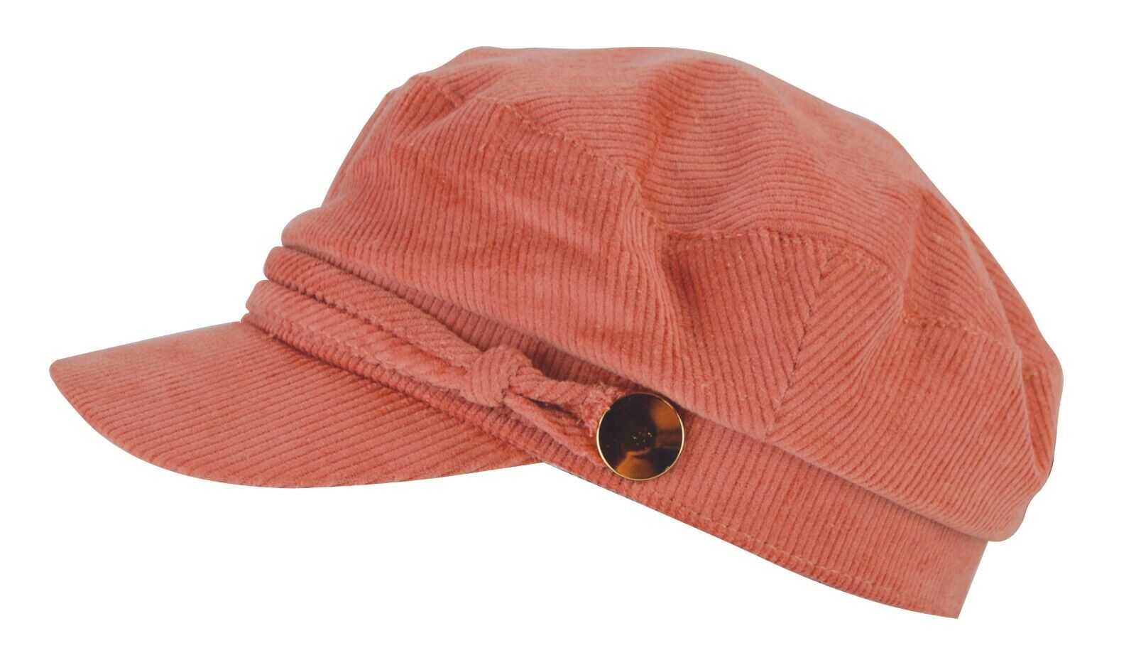 Ladies Cotton Casual Peaked Denim Style Hat Cap with Rope - Picture 17 of 17