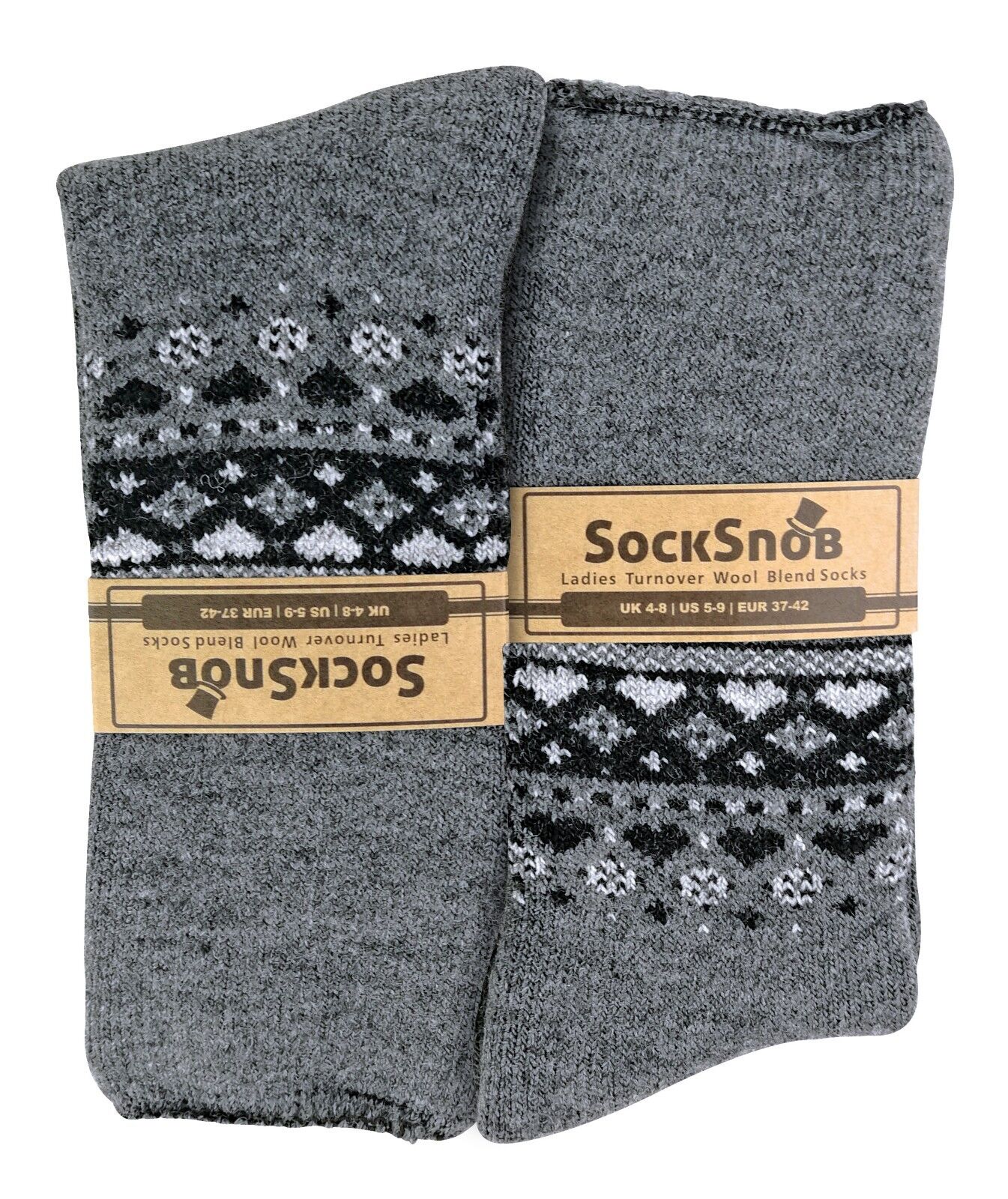 Damen flauschig gemustert Winter warm Thermo Wollmischung Lounge Bett Socken LTOWS - Bild 14 von 54