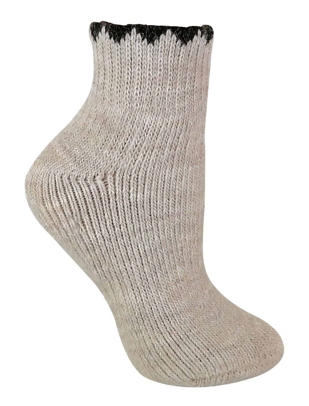 Ladies Thick Winter Warm Knit Short Low Cut Alpaca Wool Blend Hiking Socks LABS - Picture 5 of 14