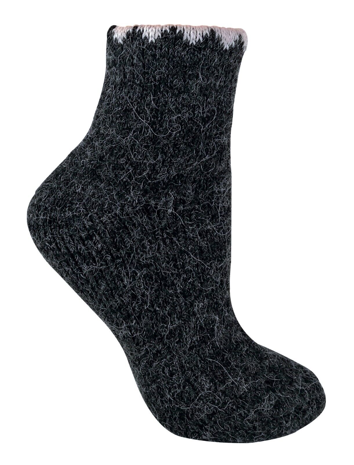 Ladies Thick Winter Warm Knit Short Low Cut Alpaca Wool Blend Hiking Socks LABS - Picture 10 of 14