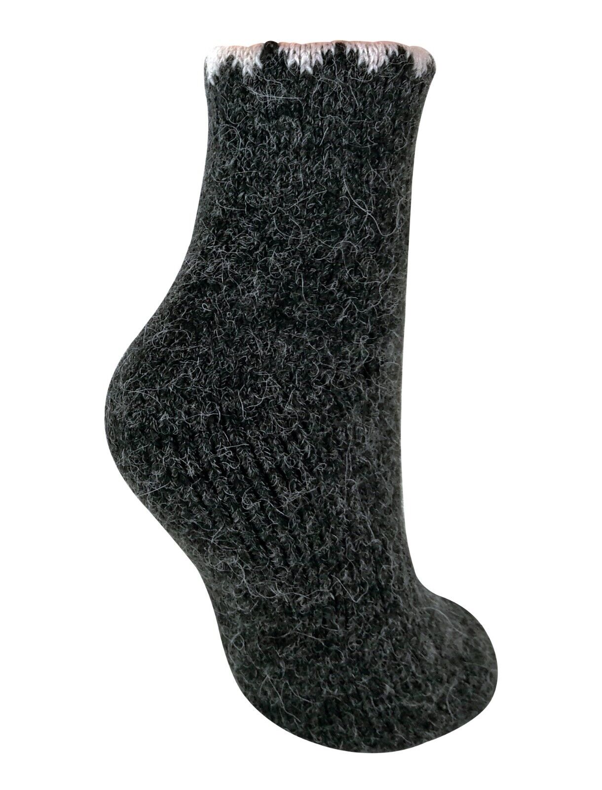 Ladies Thick Winter Warm Knit Short Low Cut Alpaca Wool Blend Hiking Socks LABS - Picture 12 of 14