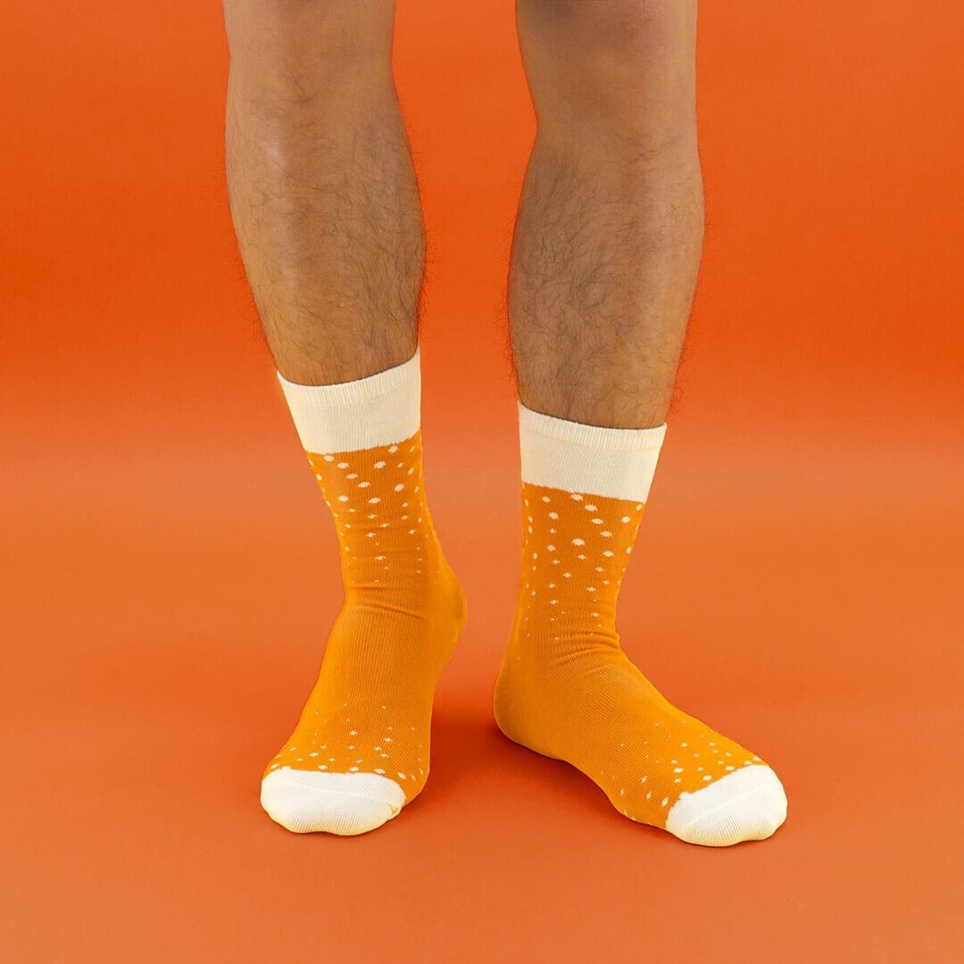 Men's Fun Novelty Funky Cotton Beer Socks In A Can Gift Box | One Size: 6-11 UK - Picture 7 of 30