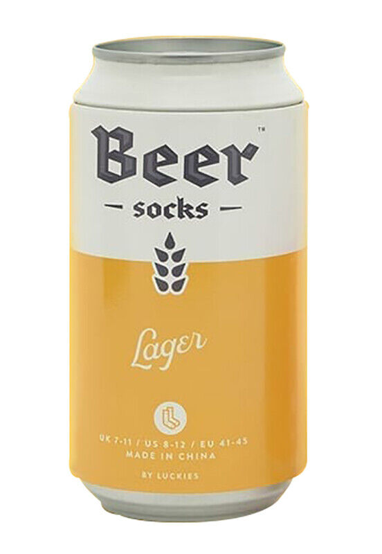 Men's Fun Novelty Funky Cotton Beer Socks In A Can Gift Box | One Size: 6-11 UK - Picture 22 of 30