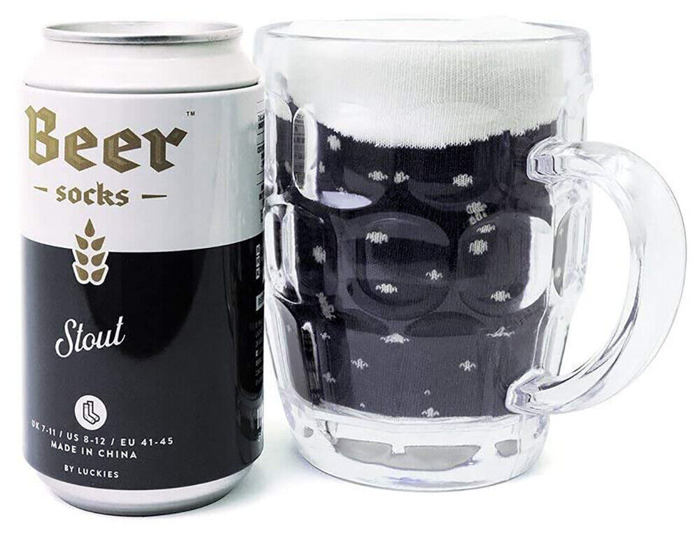 Men's Fun Novelty Funky Cotton Beer Socks In A Can Gift Box | One Size: 6-11 UK - Picture 24 of 30