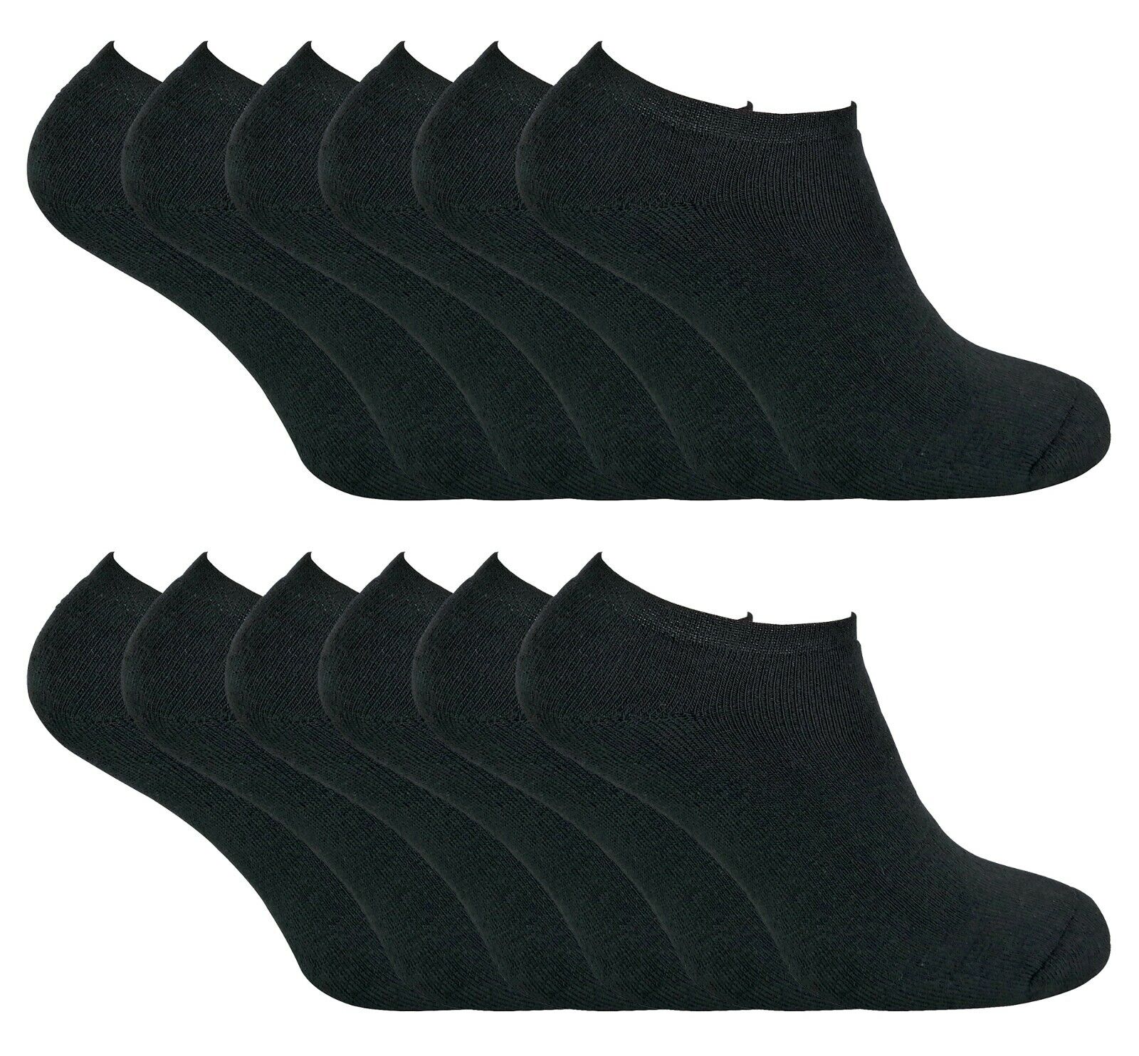 Herren 12 Paar Multipack dicke Thermo tief geschnittene Trainer Winter unsichtbare Socken - Bild 2 von 5