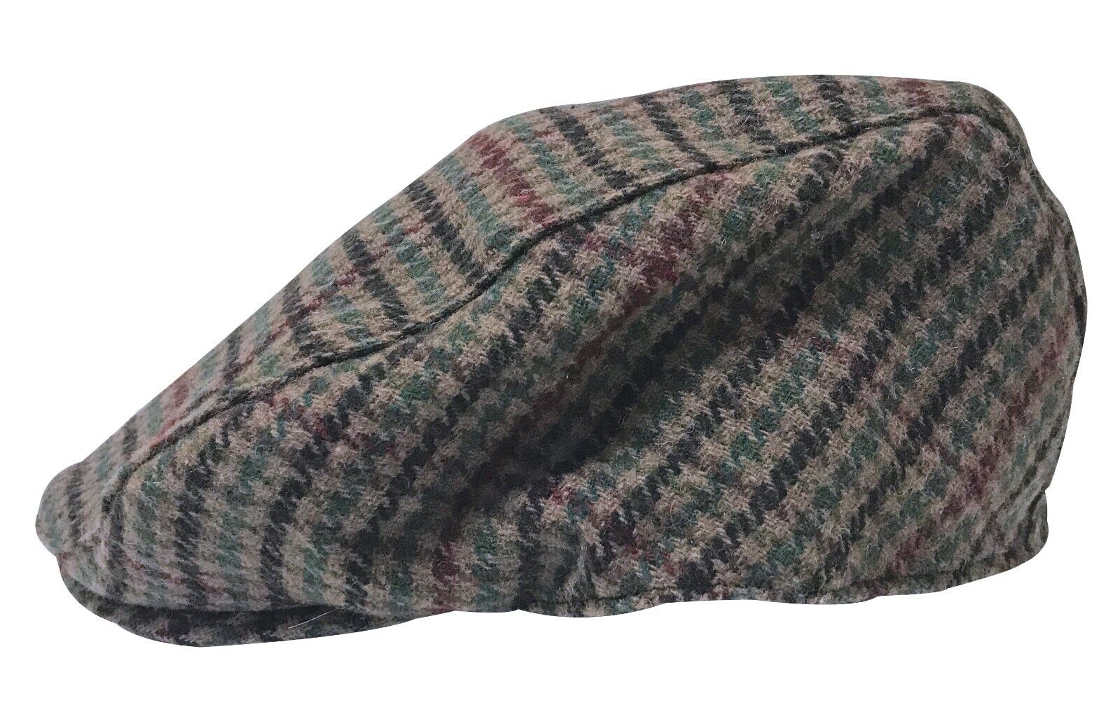 Herren Englisch Vintage Winter Wollmischung Kariert Efeu Zeitungsjunge Bill flache Kappe Mütze - Bild 18 von 37