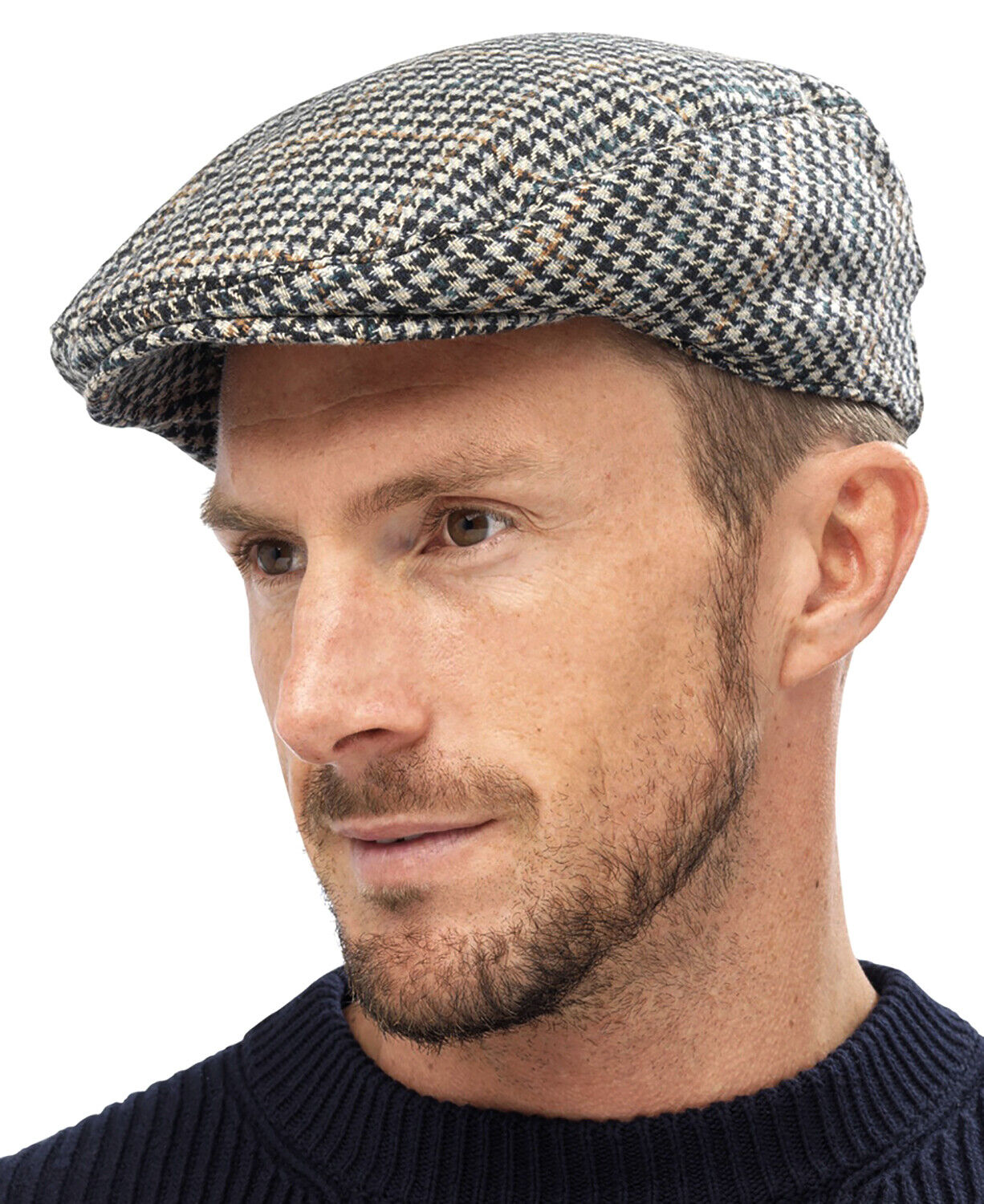 Herren Vintage Bäckerjunge Yorkshire Wollmischung Bauer Zeitungsjunge Efeu flache Kappe Mütze - Bild 14 von 36