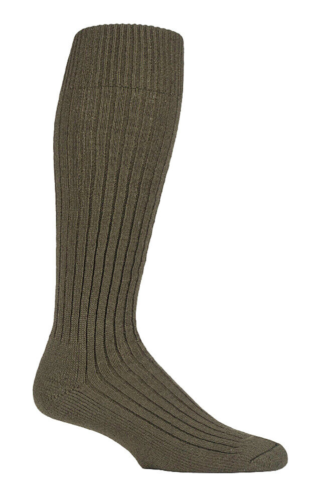 Mens Wool Blend Military Action Army Knee High Boot Socks for Cold Weather - Picture 7 of 8