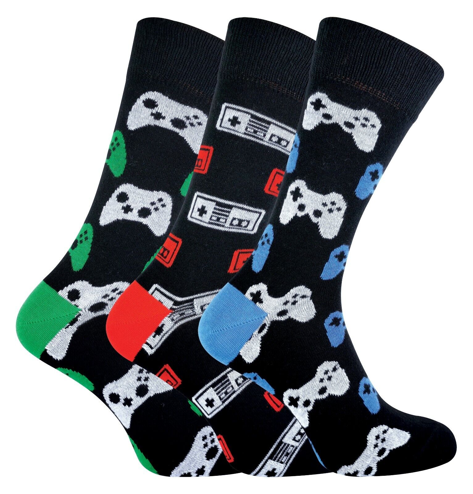 SOCKE SNOB - 3er-Pack lustige Neuheit Vintage Retro Gaming Socken für Herren | 6-11 UK - Bild 24 von 45