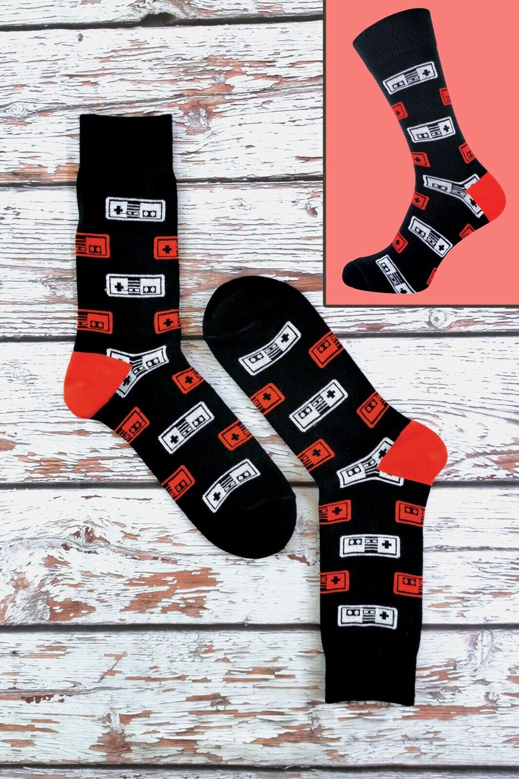 SOCKE SNOB - 3er-Pack lustige Neuheit Vintage Retro Gaming Socken für Herren | 6-11 UK - Bild 25 von 45
