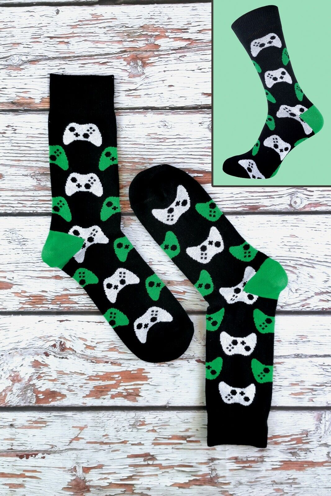 SOCKE SNOB - 3er-Pack lustige Neuheit Vintage Retro Gaming Socken für Herren | 6-11 UK - Bild 27 von 45