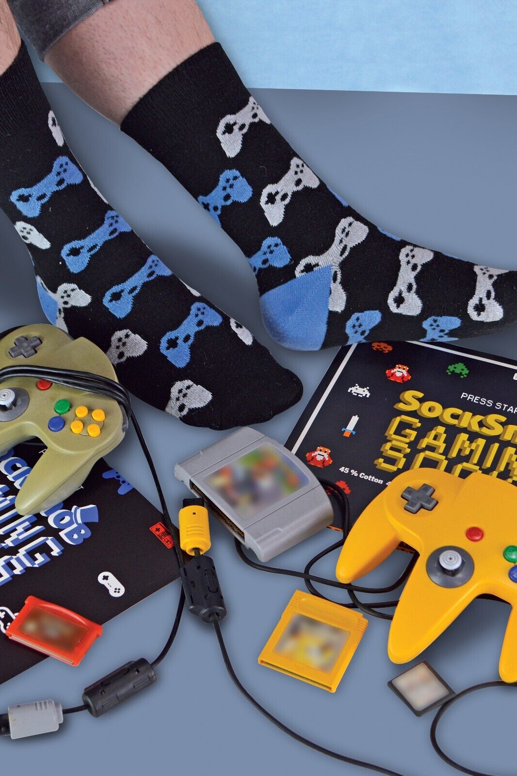 SOCKE SNOB - 3er-Pack lustige Neuheit Vintage Retro Gaming Socken für Herren | 6-11 UK - Bild 32 von 45