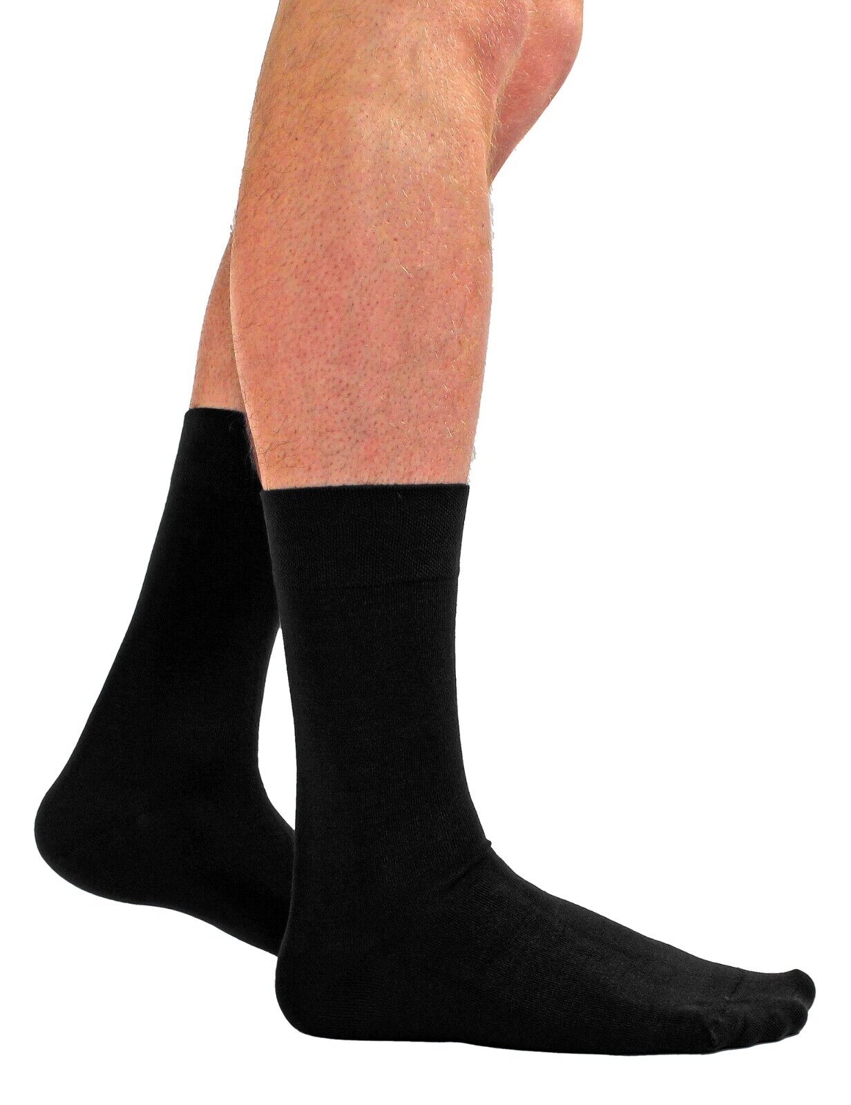 CALCETÍN SNOB - 4 Pares Unisex Bambú Finamente Tejido Delgado Súper Suave Traje de Vestir Calcetines - Imagen 5 de 44