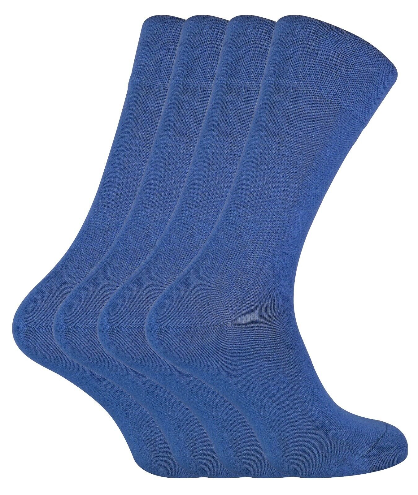 CALCETÍN SNOB - 4 Pares Unisex Bambú Finamente Tejido Delgado Súper Suave Traje de Vestir Calcetines - Imagen 10 de 44
