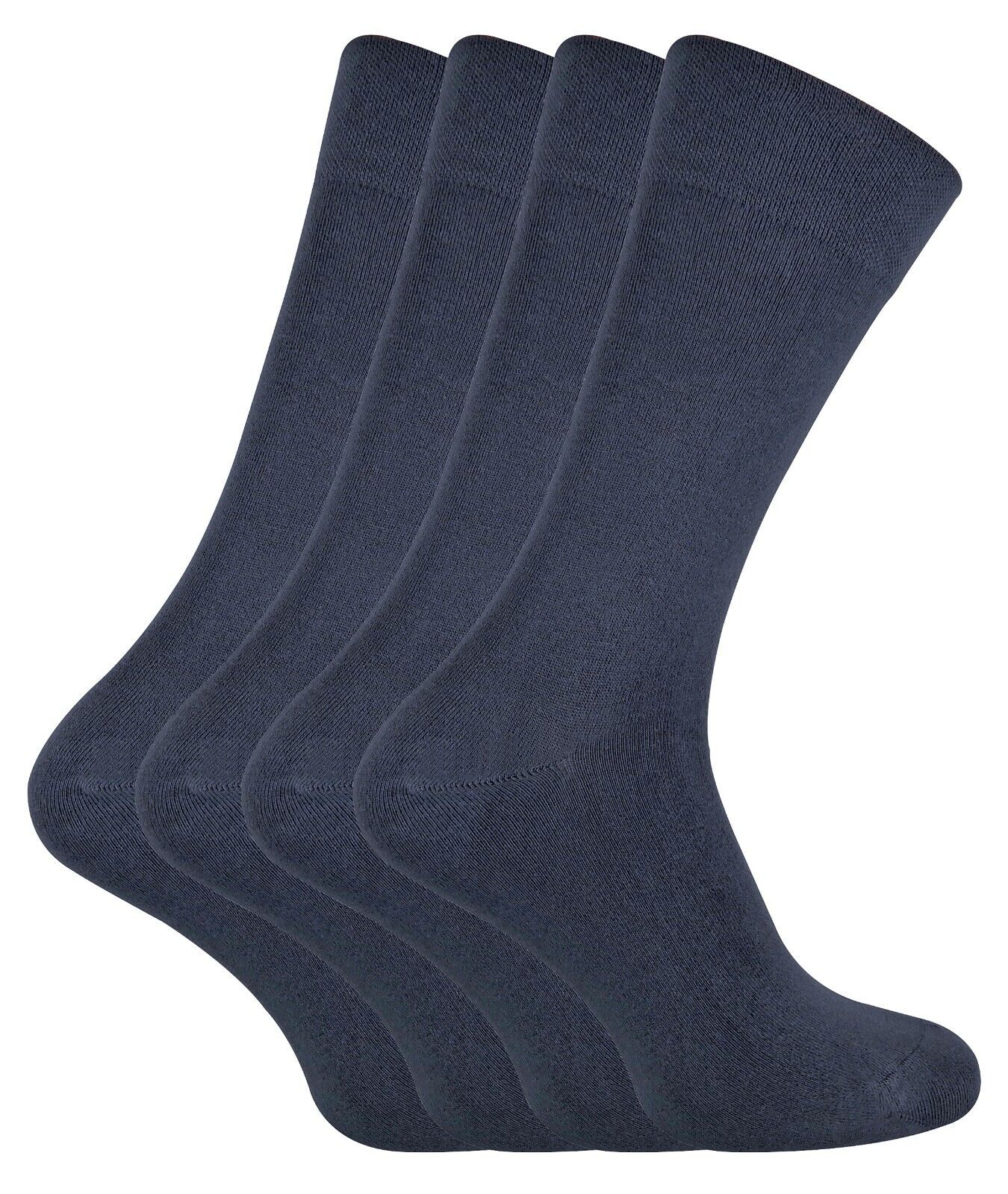 CALCETÍN SNOB - 4 Pares Unisex Bambú Finamente Tejido Delgado Súper Suave Traje de Vestir Calcetines - Imagen 17 de 44
