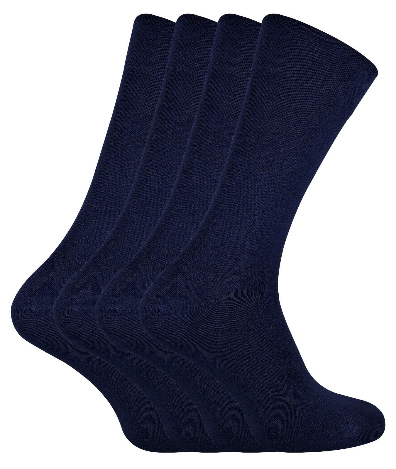 CALCETÍN SNOB - 4 Pares Unisex Bambú Finamente Tejido Delgado Súper Suave Traje de Vestir Calcetines - Imagen 31 de 44