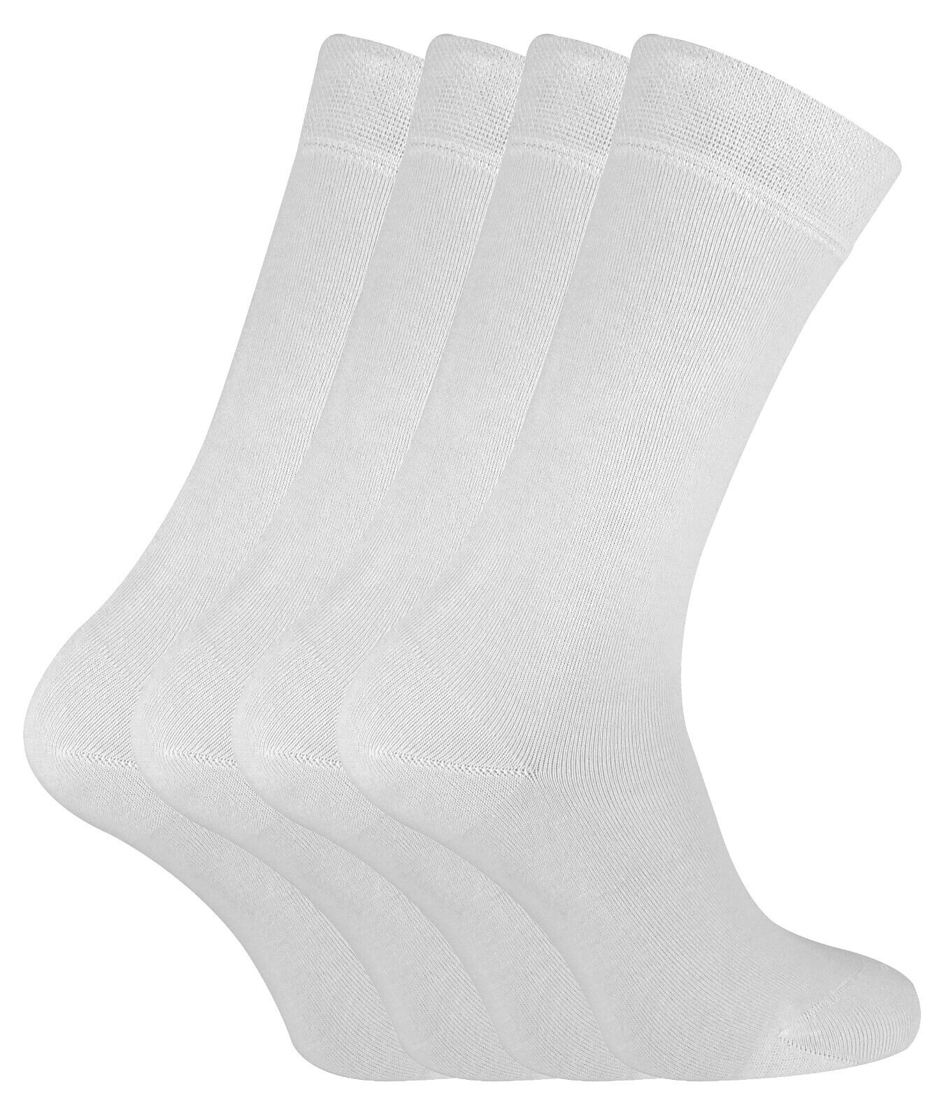 CALCETÍN SNOB - 4 Pares Unisex Bambú Finamente Tejido Delgado Súper Suave Traje de Vestir Calcetines - Imagen 38 de 44