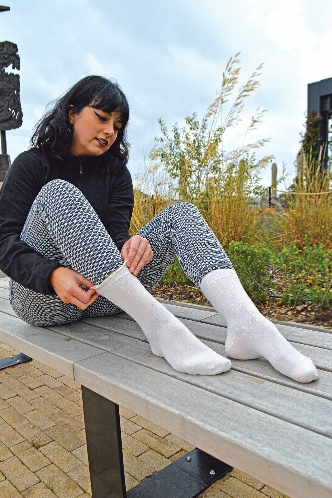 CALCETÍN SNOB - 4 Pares Unisex Bambú Finamente Tejido Delgado Súper Suave Traje de Vestir Calcetines - Imagen 43 de 44