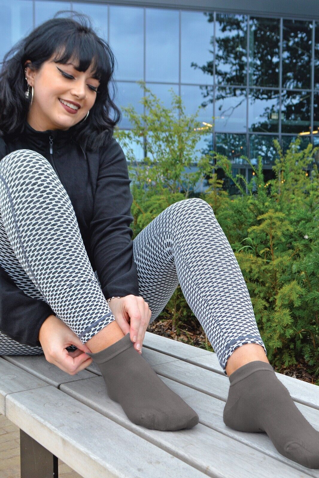 4 pares de calcetines de entrenamiento de tobillo transpirables de bambú corte bajo para hombre y mujer - Imagen 13 de 20