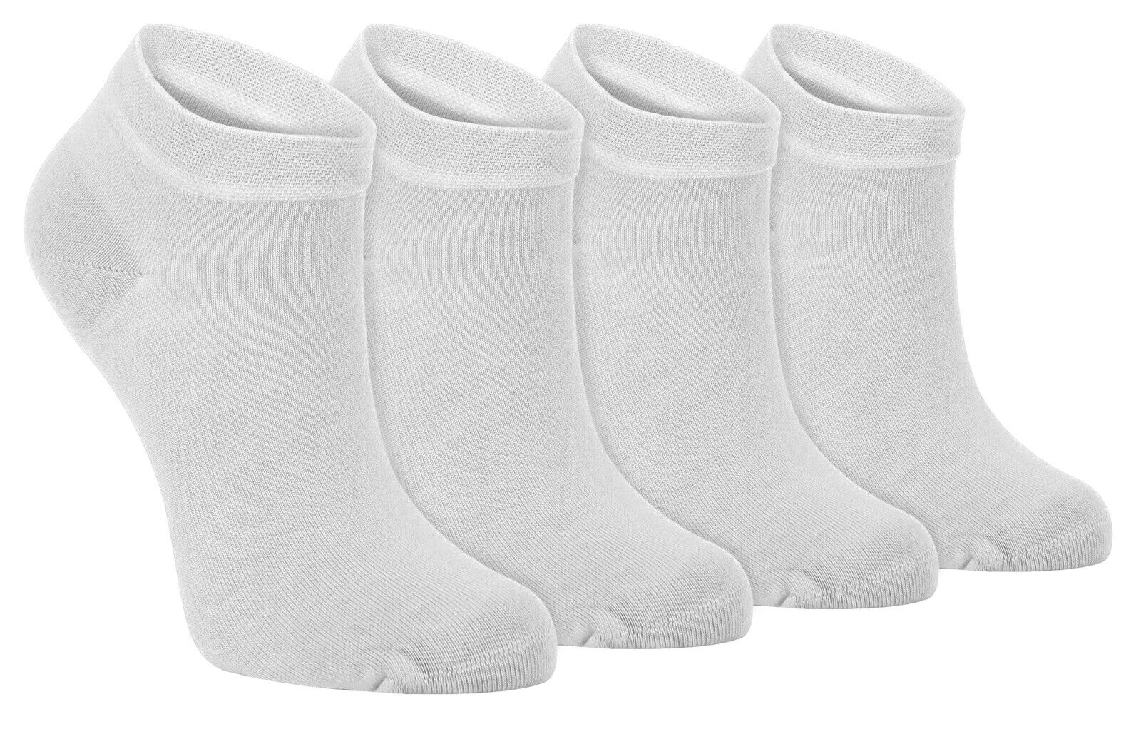 4 pares de calcetines de entrenamiento de tobillo transpirables de bambú corte bajo para hombre y mujer - Imagen 15 de 20