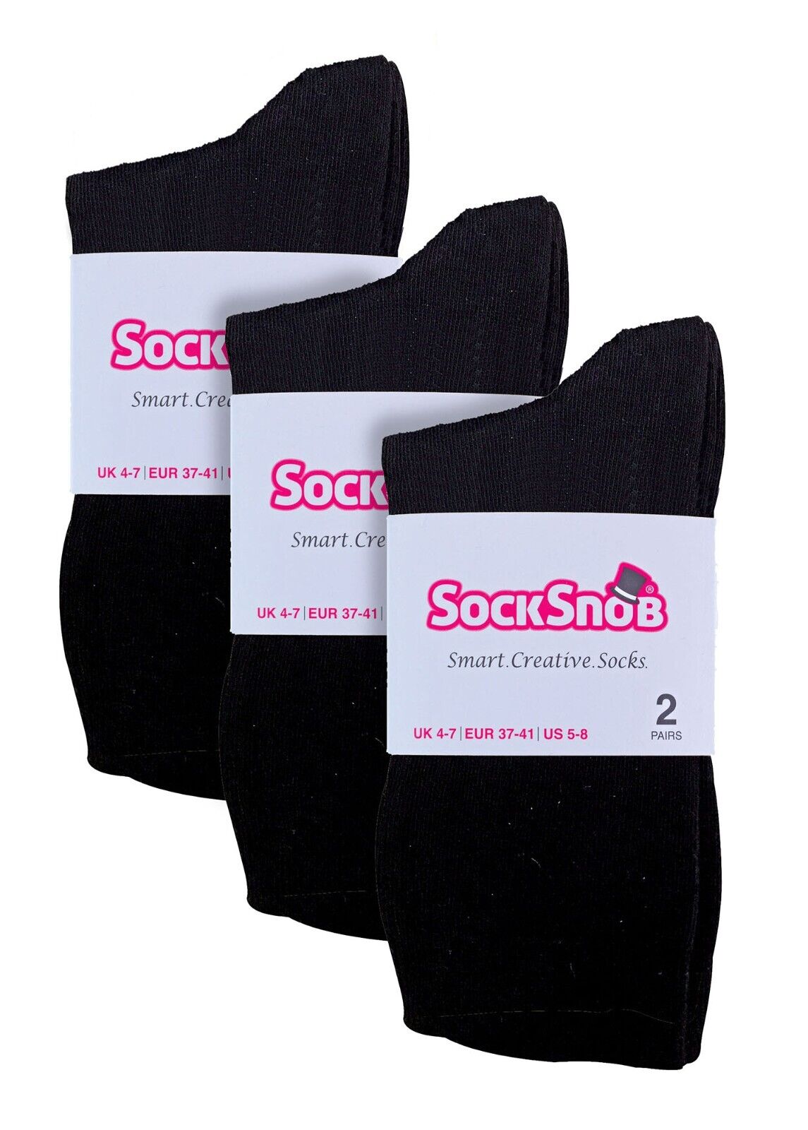 Sock Snob - 6 paia di calze alla caviglia da donna in cotone tinta unita ricco - Foto 11 di 94