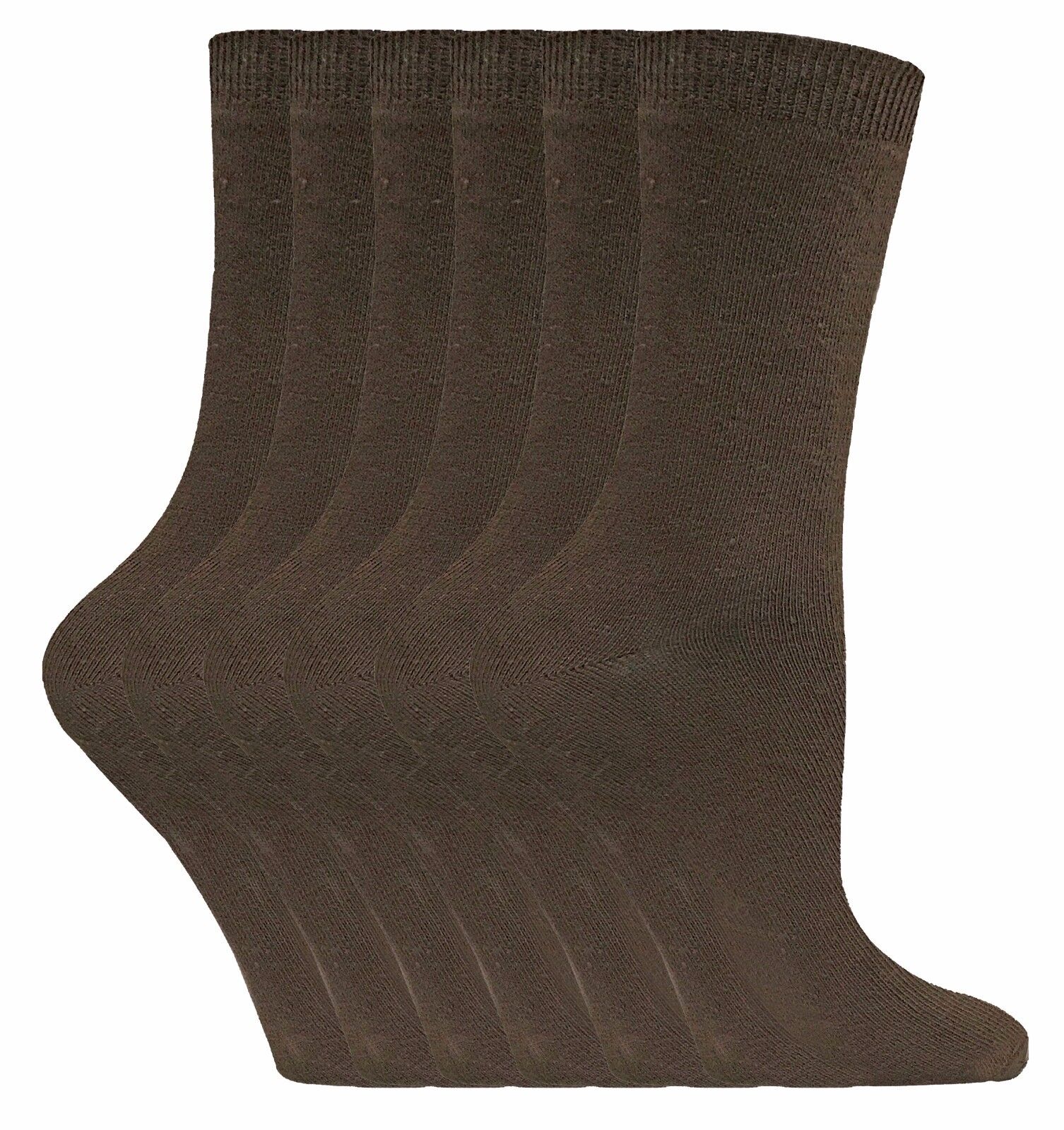 Sock Snob - 6 paia di calze alla caviglia da donna in cotone tinta unita ricco - Foto 25 di 94